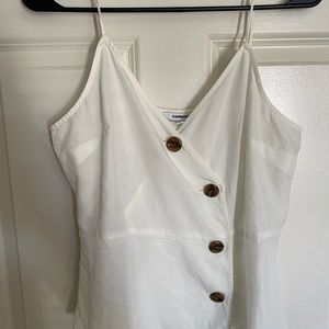 White tie tank top
